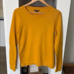 Yellow J. Crew Mercantile sweater